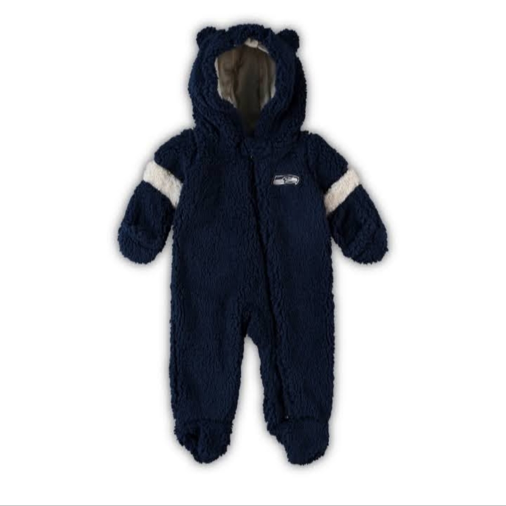 Seattle Seahawks Sherpa Full-Zip Sleeper
